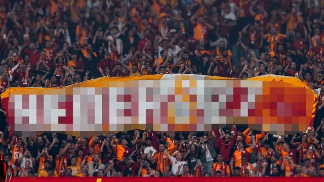 Galatasaray şampiyonluk pankart